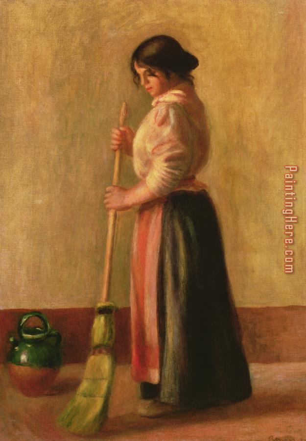 Pierre Auguste Renoir The Sweeper